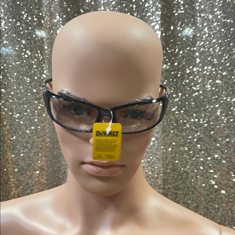 Black Wraparound Safety Glasses with Side Protection